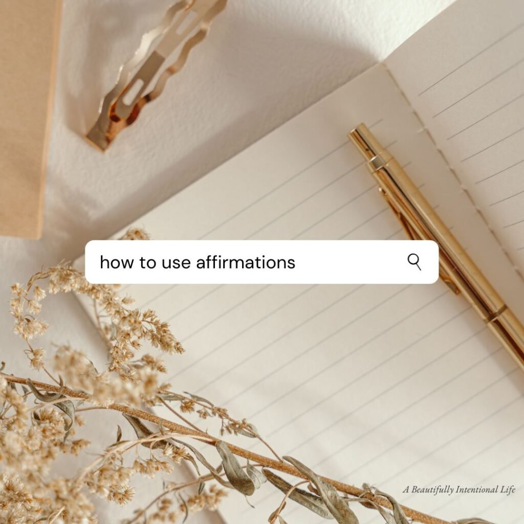 How to write affirmations